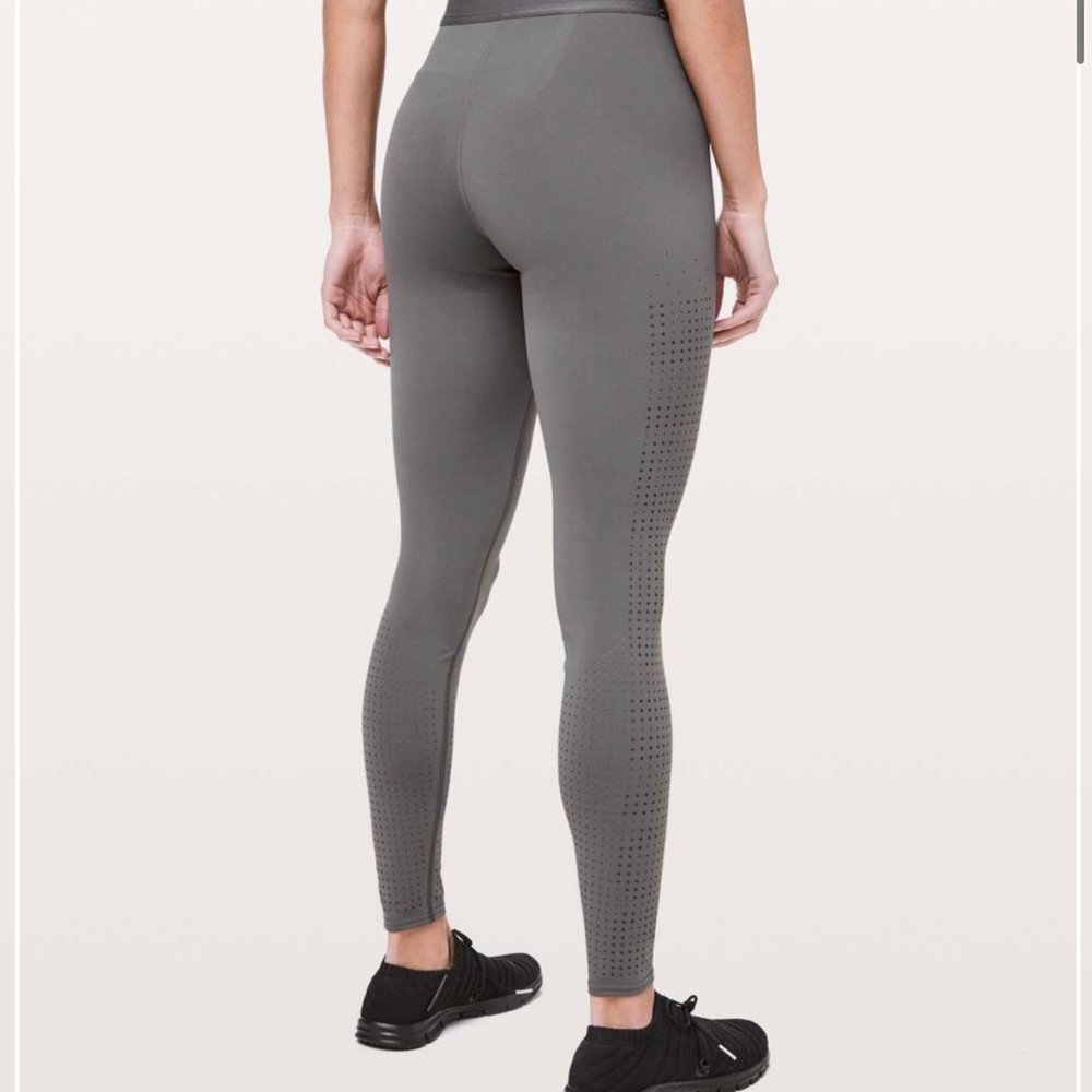 Lululemon x Soulcycle 28” Gray Tights